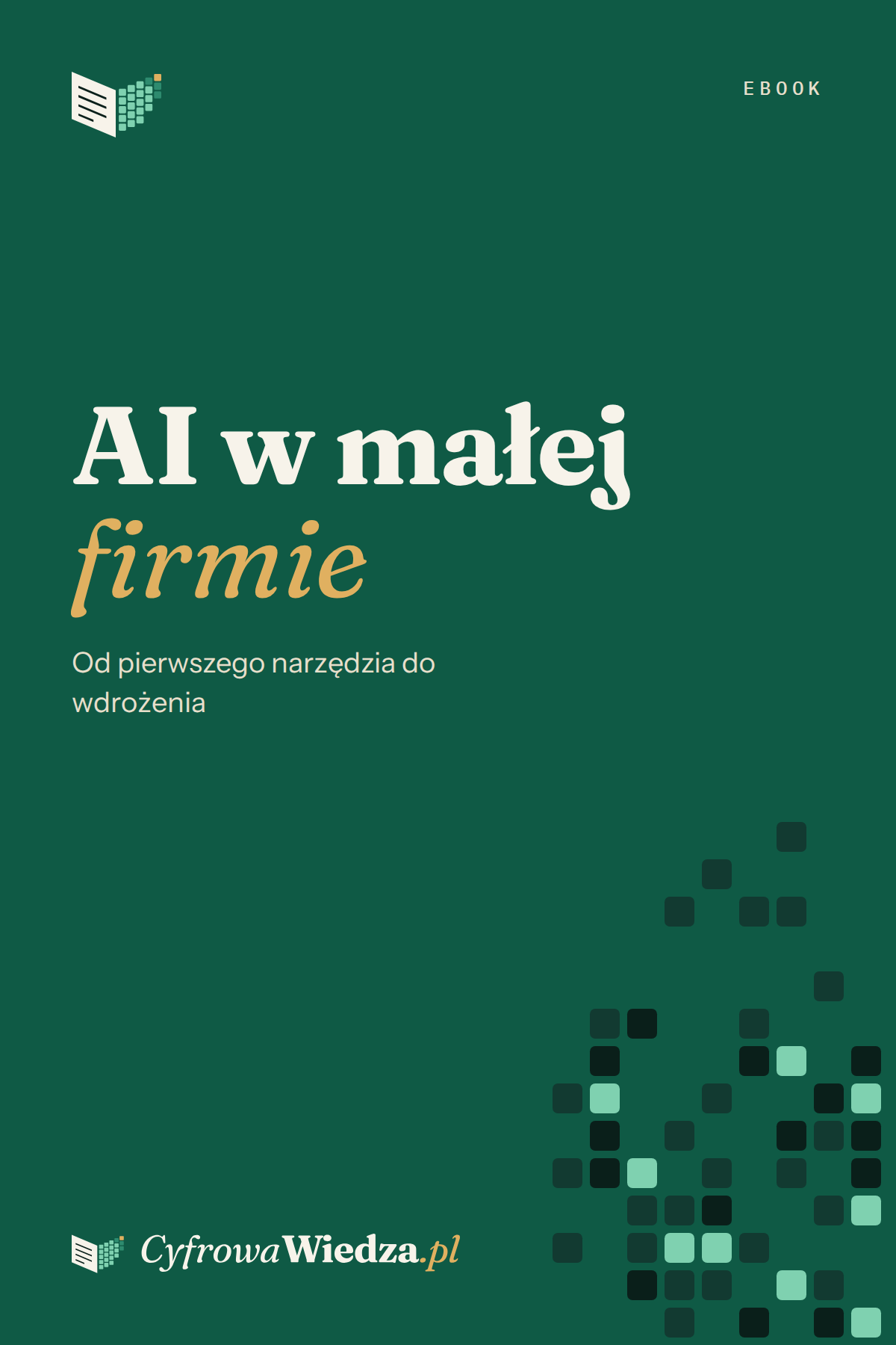 Okładka ebooka „AI w małej firmie”