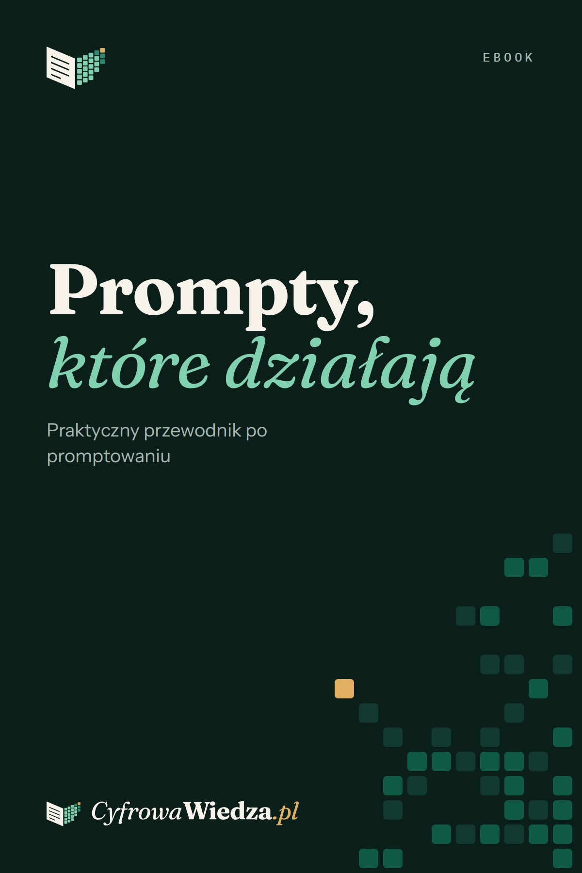 Okładka ebooka „Prompty, które działają”